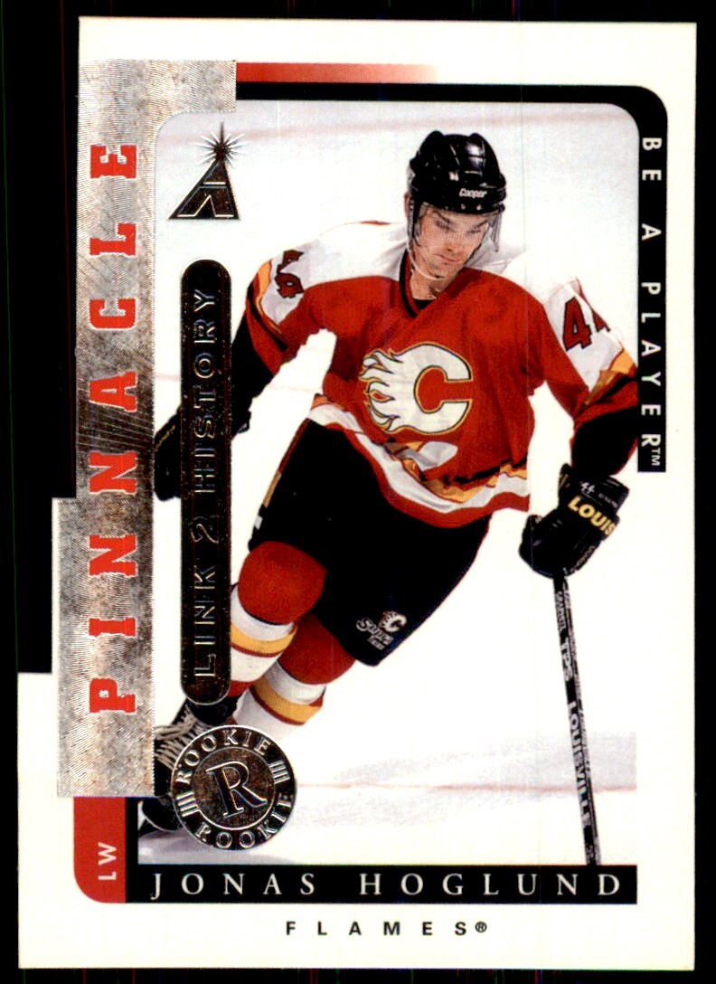 1996-97 Pinnacle Be a Player Link 2 History Jonas Hoglund Calgary Flames #LTH-8A
