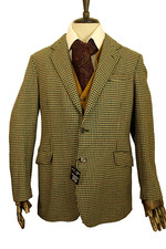 Vintage Alkit Mens 40" Smart Cambridge Circus Houndstooth Tweed London West Coun
