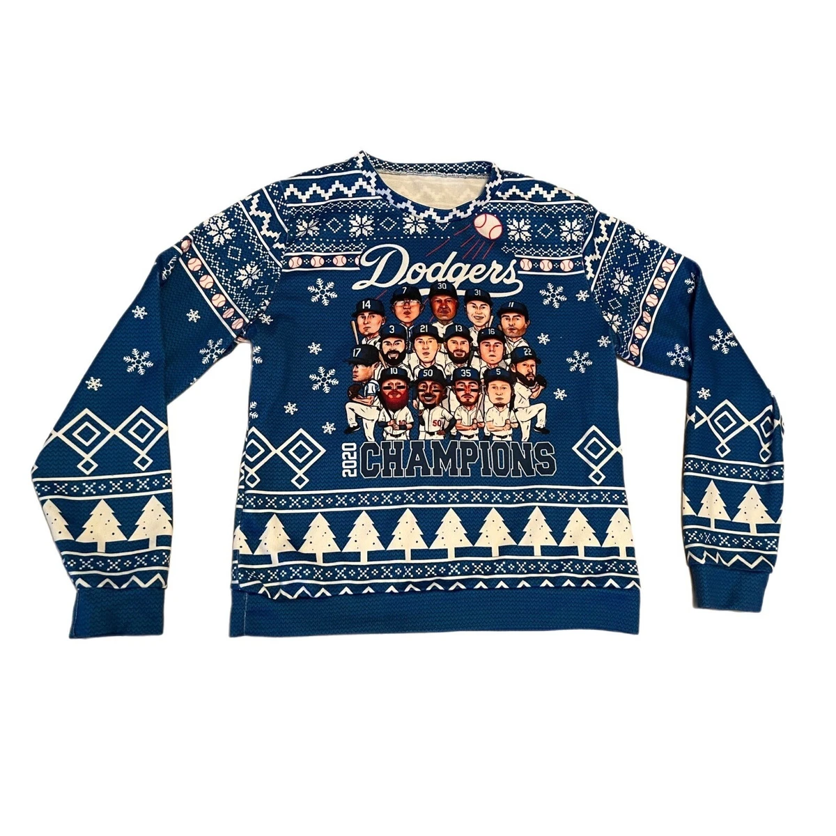 Dodger christmas sweater discount