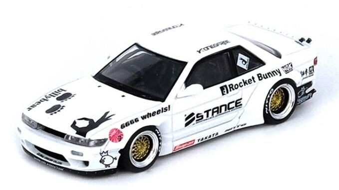 IN64-S13V2-WHI INNO Models 1:64 Nissan Silvia S13 (V2