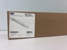 Middle Atlantic BR1 1SP Horizontal Panel w/ Brush Grommet 1-3/4"x 19"x 2.92"