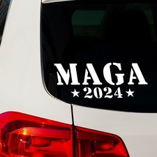 Trump 2024 MAGA Save America Patriot USA Die Cut Decal Vinyl Stickers for Cars