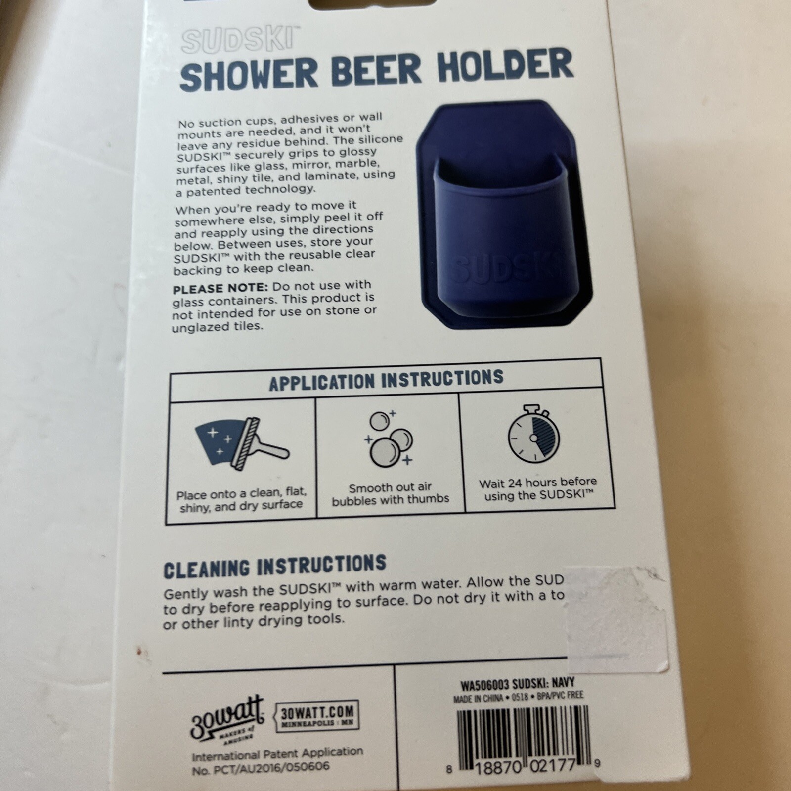 30 Watt Sudski Silicone Beer Can Holder Shower Caddy for sale online eBay