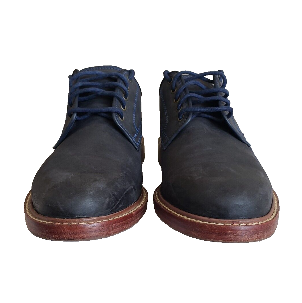Cole Haan Tyler Grand Plain Ox Shoes Men\'s‎ 10 M Marine Blue Wax Leather Casual Cole Haan C25105 Mens Tyler Grand Plain Toe Oxford Derby  main image 4