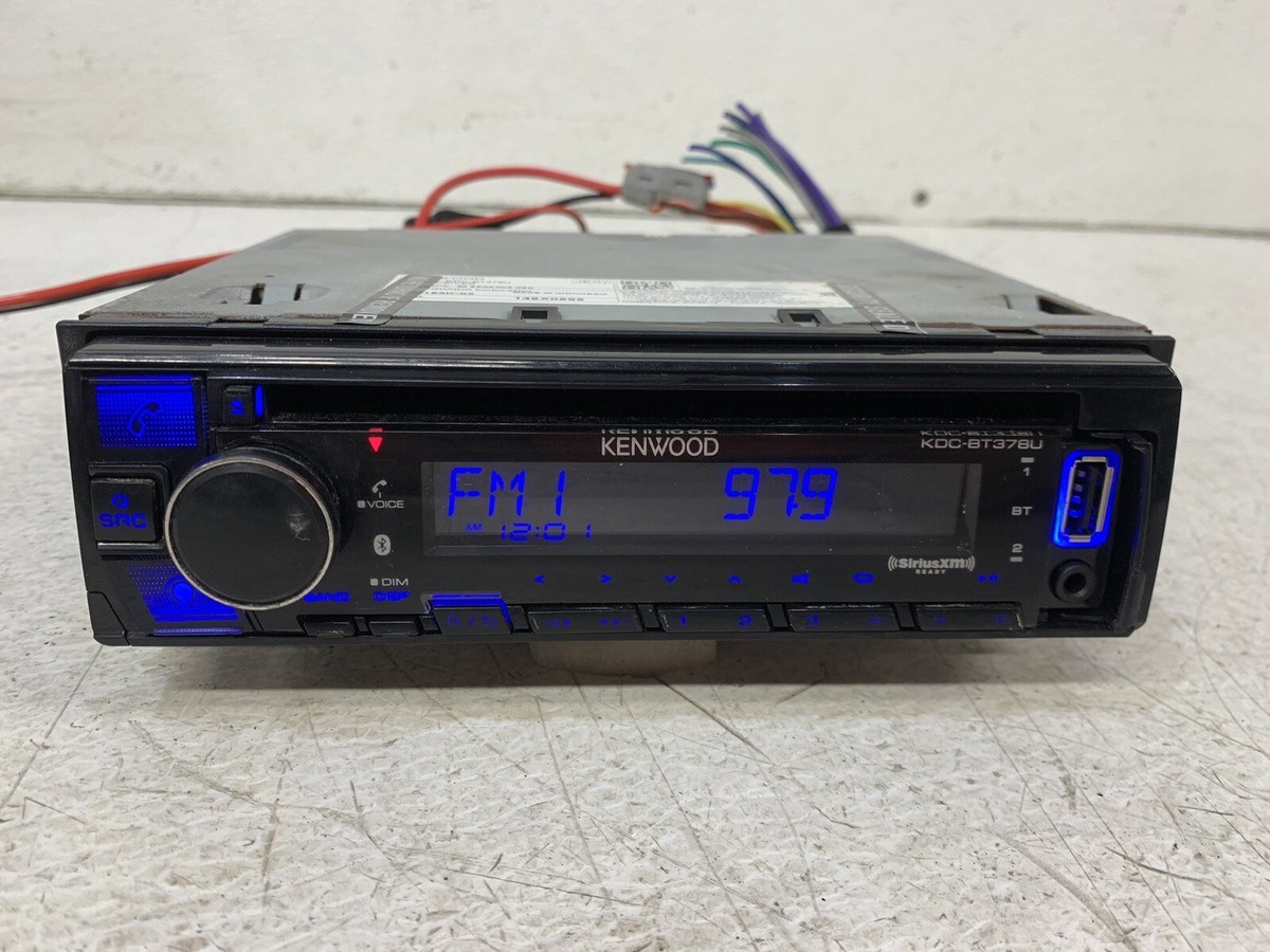 Kenwood KDC-BT378U radio stereo CD player receiver Alexa USB AUX