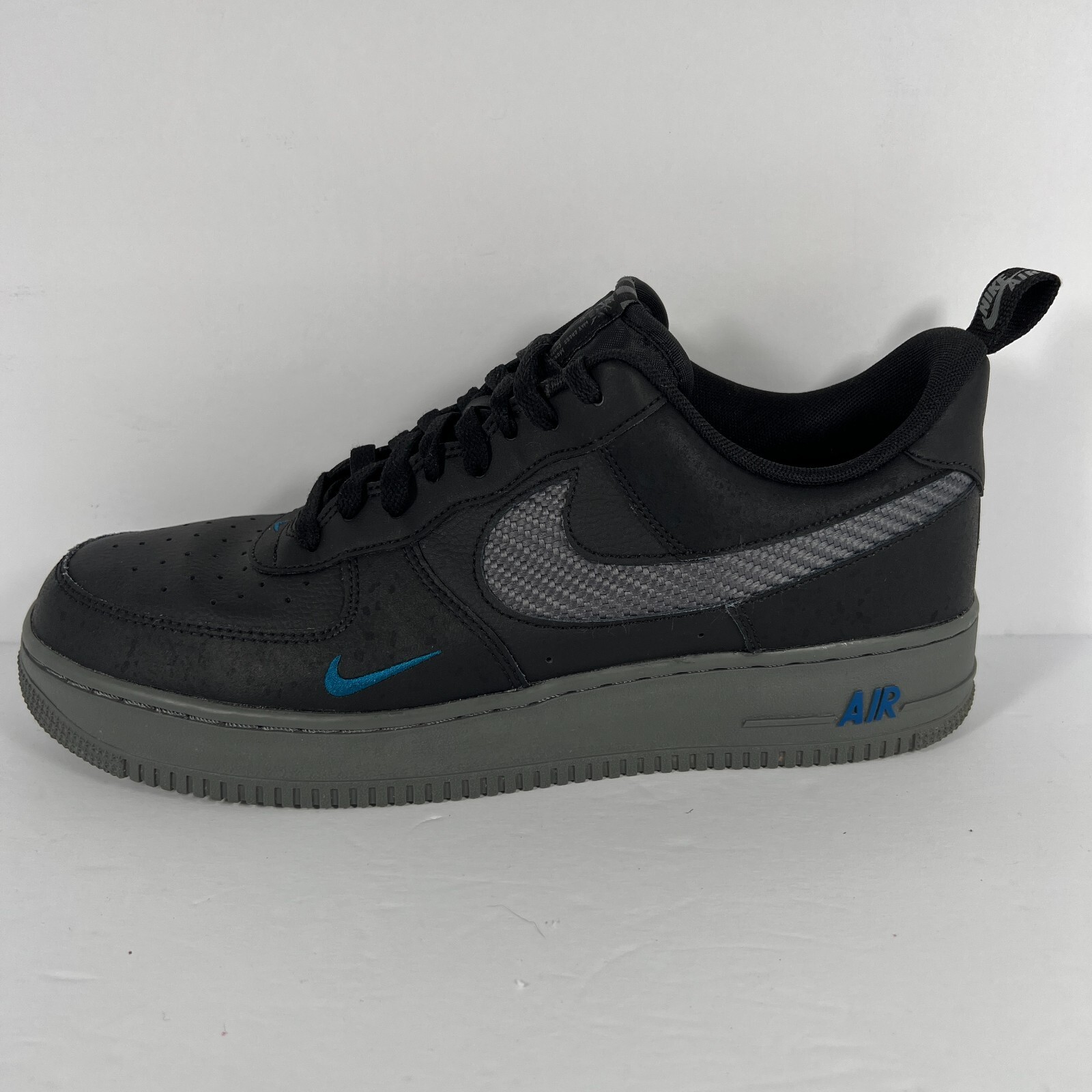 Nike Air Force 1 'Carbon Fiber Weave' Black Men's 12 Basketball Shoes