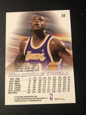 1999-00 Skybox Premium Shaquille O