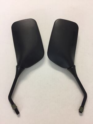 Rückspiegel Schwarz Kunststoff Paar Universal 10mm für Motorrad/Moped/Roller