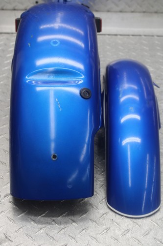 1986 Honda Rebel 250 CMX250C BLUE FRONT/REAR WHEEL FENDERS - Picture 2 of 12