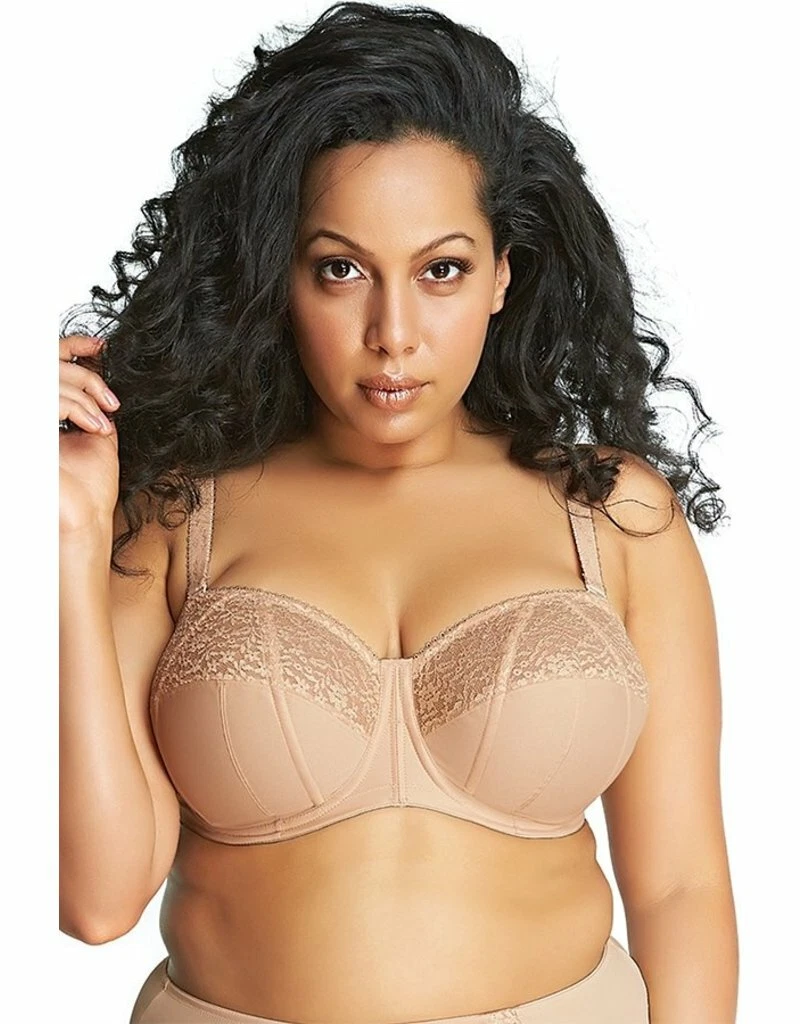 Goddess Adelaide Underwire Strapless Multiway #6663 Nude US Sz 34J/ UK 34GG  New