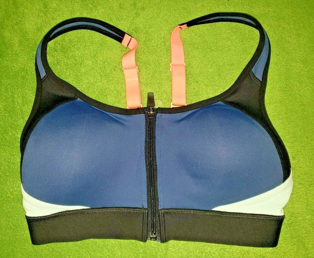 CHAMPION Sports Bra XS front closure padded wireless high support new
