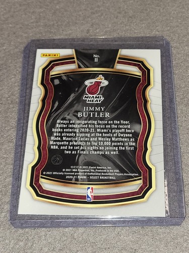 2021-22 Panini Select Company Jimmy Butler Miami Heat #11 - Picture 2 of 2