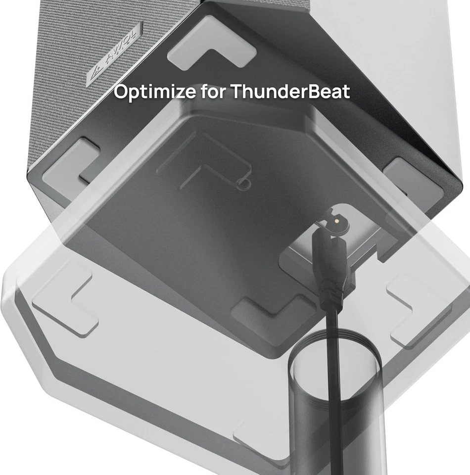 Par de soportes de altavoz de piso Awol Vision soporte de altavoz para cine en casa 31"" de altura Foto 3 de 4