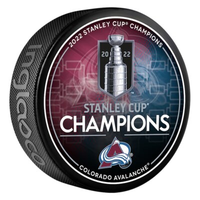 Colorado Avalanche 2022 Stanley Cup Champions Puck Official NHL Licensed NEW!