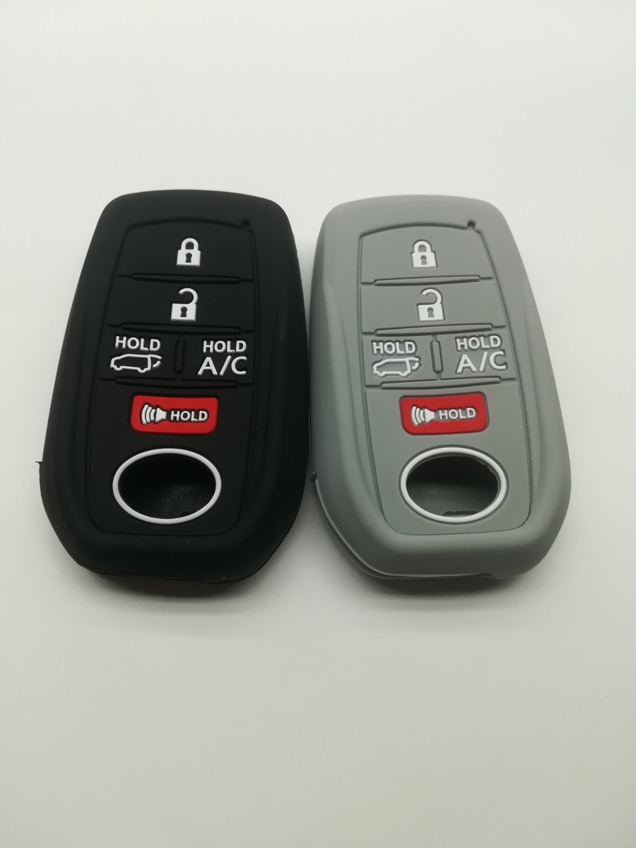Silicone Key Fob Cover Case For 2021-2023 Toyota RAV4, Sienna, Prime – Engine Immobilization, Remote Start