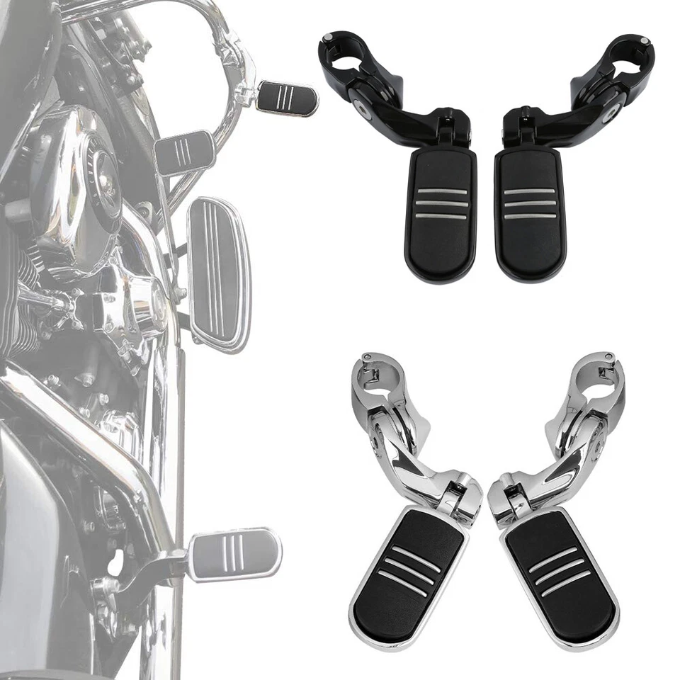 Регулируемые короткие шоссейные подножки Streamliner для Harley Touring Electra Glide - Изображение 2 из 4