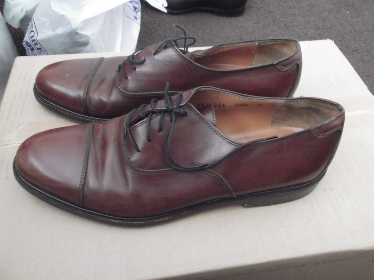 SALVATORE FERRAGAMO Studio Mens Lace up shoes brown leather 