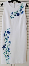 NWT $134 Calvin Klein Printed Sleeveless Bodycon Dress, Lined, Sz. 10