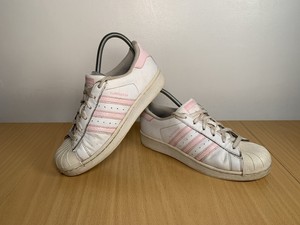 adidas superstar pink trainers
