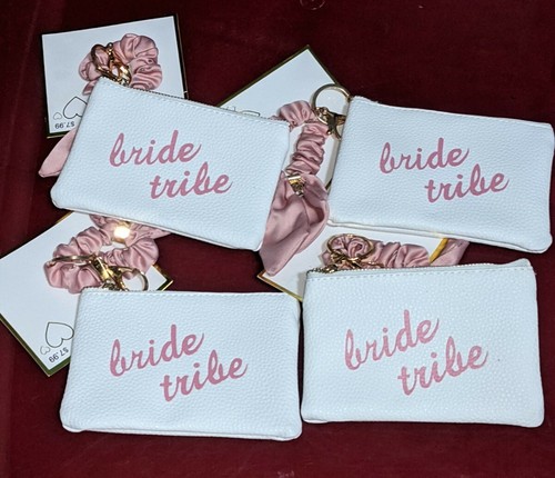 Bride Tribe Cosmetic Makeup Bag White 