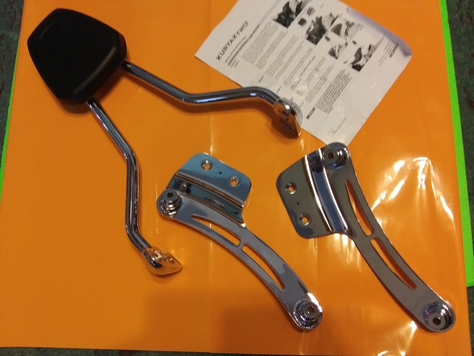 Kuryakyn 6586 Sissy Bar With Pad, 21in. Height for sale online eBay