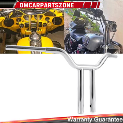 Chrome 14'' MX-T Bars Handlebar For Harley Sportster 1200 Low XL 883 Dyna Softail