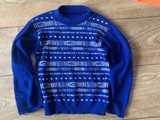 Kinder Vintage Pulli 2-3 Jahre dunkelblau DDR vintage