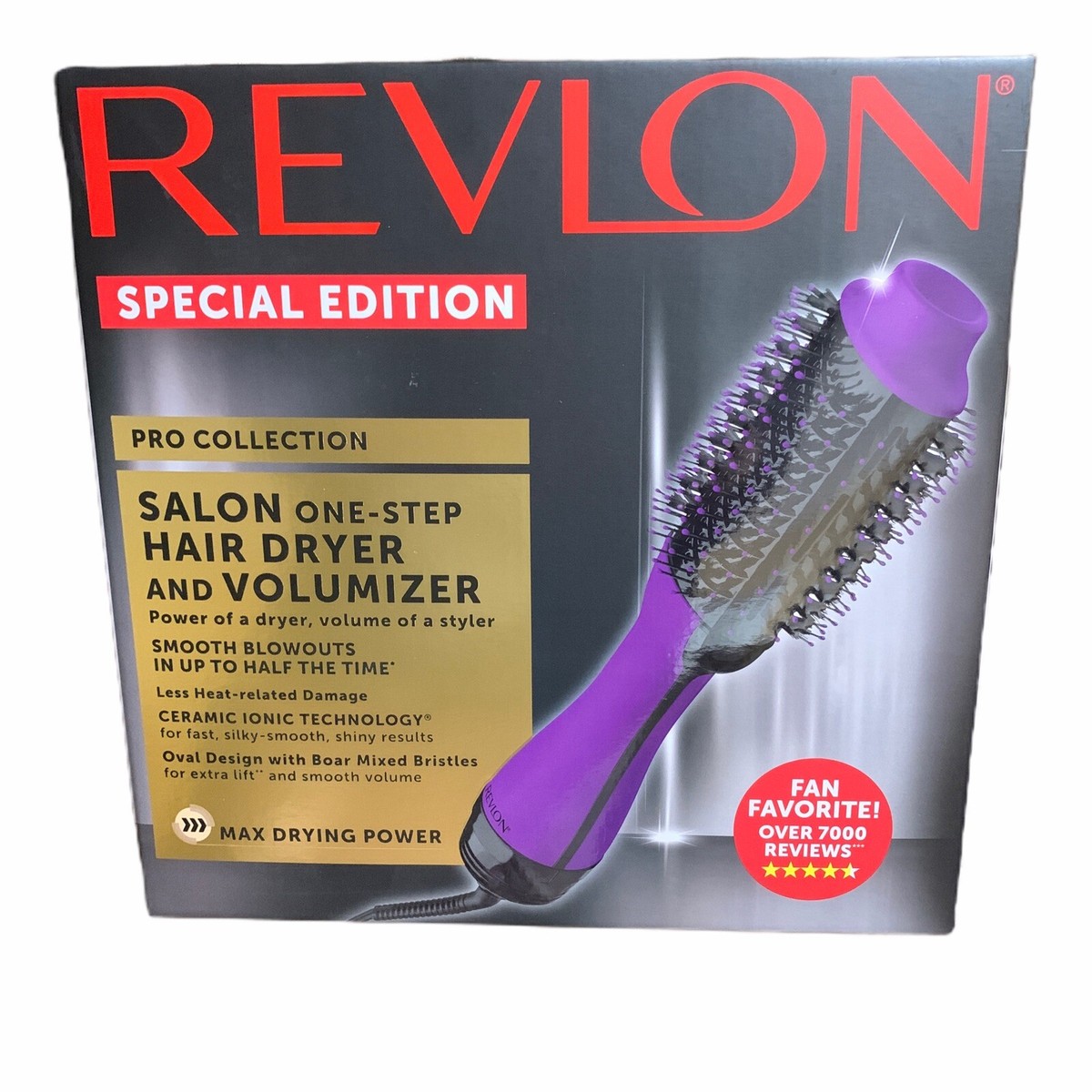 Revlon Special Edition Purple Pro Salon One Step Hair Dryer