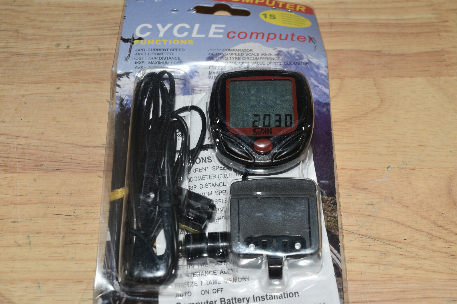 Computador De Bicicleta SD548B Com Fiosd548b/581a eBay