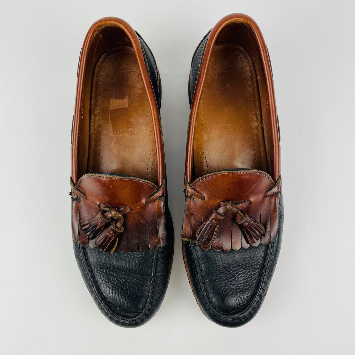 Allen Edmonds NASHUA Tassel Loafers 10.5 B Kiltie Moc Toe 
