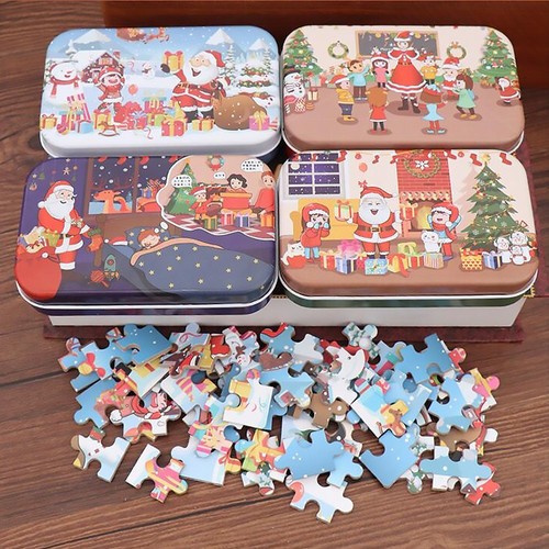 Sixty Pieces Santa Puzzle Christmas Home Decoration Children's Gift Navidad TK - Picture 6 of 13