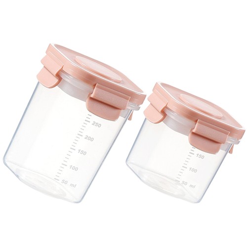 2 Pcs Fresh Box Bento Fridge Containers Pupils Food Freezer Kitchen Organisers - Picture 11 of 12