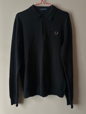 Fred Perry Polo Sweater Wool/Cotton Excellent condition Size M