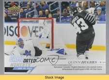 2019-20 Upper Deck Game Dated Moments January Quinn Hughes #44 READ 0e15