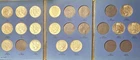 1921 - 1935 P D & S - Silver Peace Dollars 15 Coin Set In Whitman Album