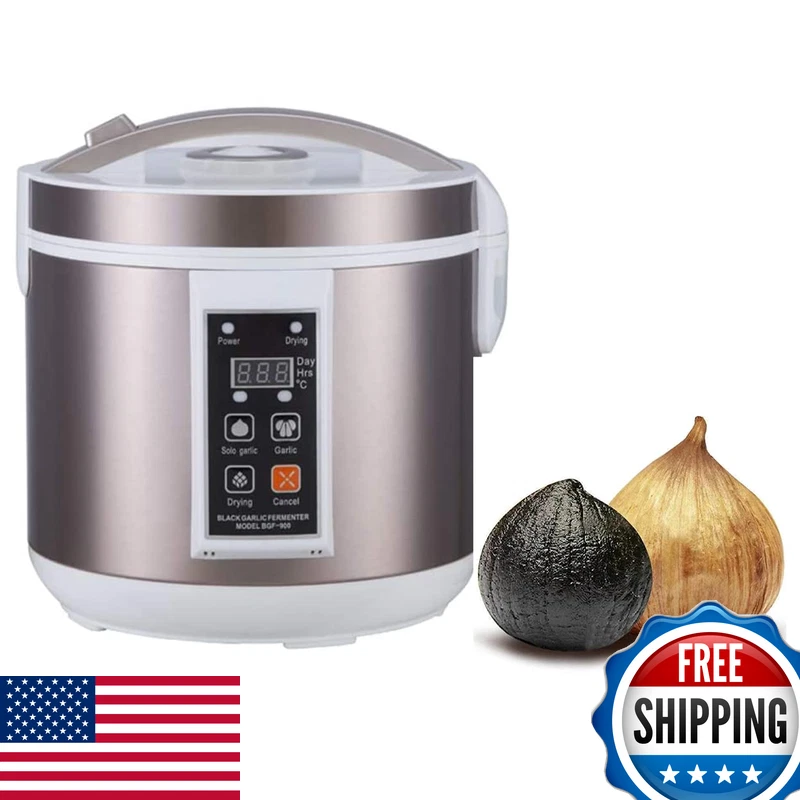 Techtongda 5L Black Garlic Fermenter 110V Garlic Cooker 3D Heating Full