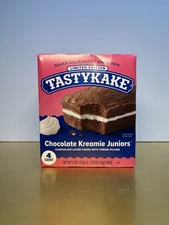 🟡New Limited Edition Tastykake CHOCOLATE KREAMIE JUNIORS Layer Cakes Creme 11oz