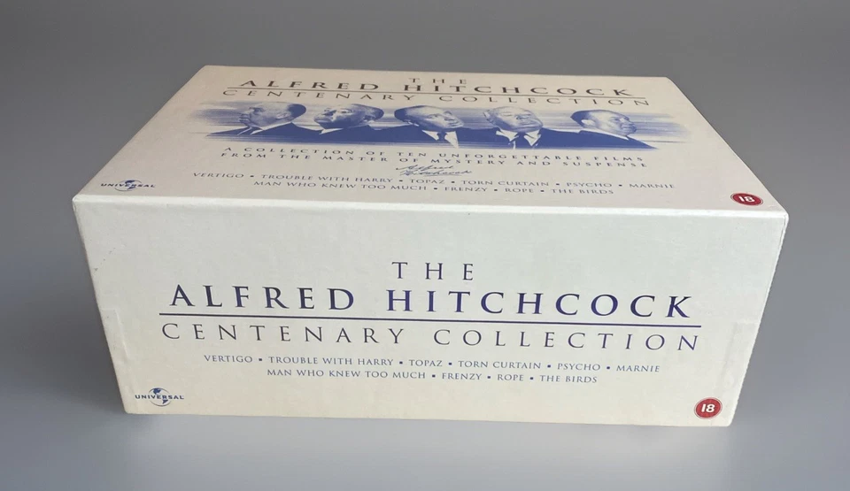 The Alfred Hitchcock Centenary Collection Box Set VHS PAL Video with Postcards - Image 2 of 4