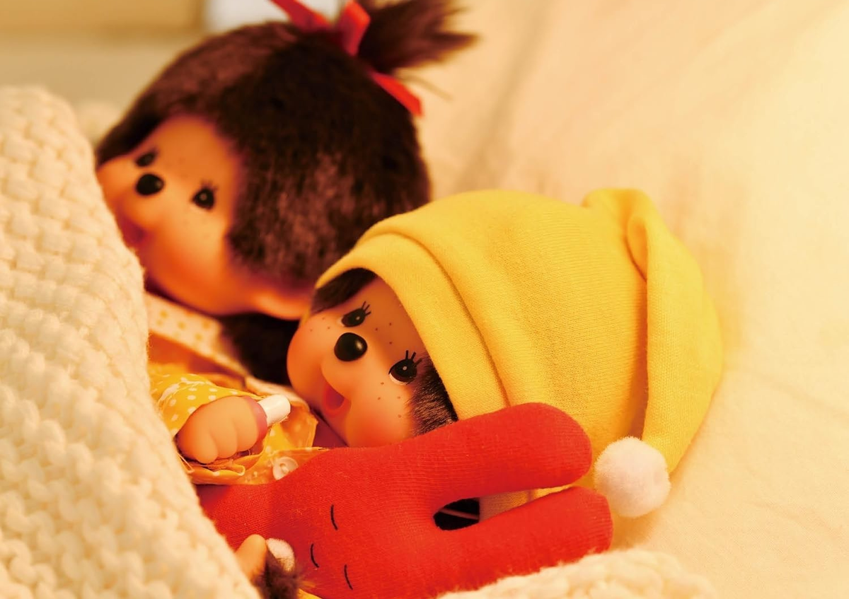 Monchhichi 50th Anniversary Postcard Book Official Sekiguchi Japan