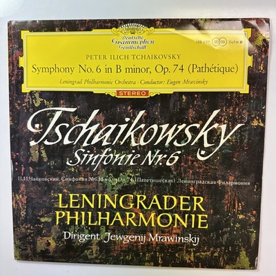 Symphony No.6 ''Pathétique'' LP Vinyl Record Tchaikovsky DG DGG 138 659 SLPM