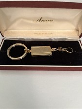 Vintage Anson Gold Key Theft Protector Keychain Made In USA