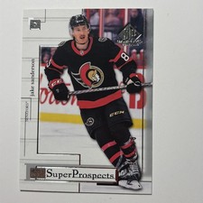 2022-23 Upper Deck SP Game Used 2001 Retro Rookies Crossover Jake Sanderson /999
