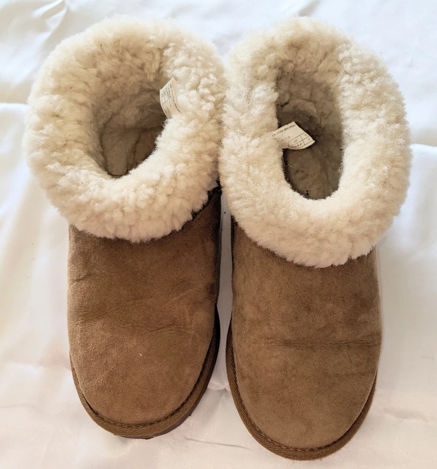 Emu Australia Stinger 迷你女式羊毛衬里羊皮踝靴 8 码美国  — 第 3/4 张图片