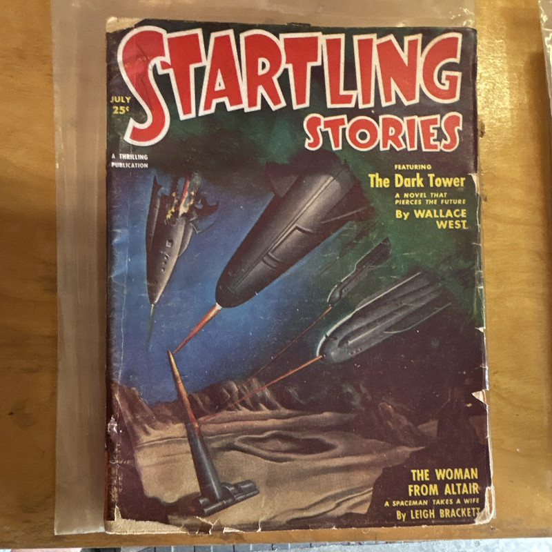 Startling Stories Magazine July English Sci-Fi Wallace West Leigh Brackett