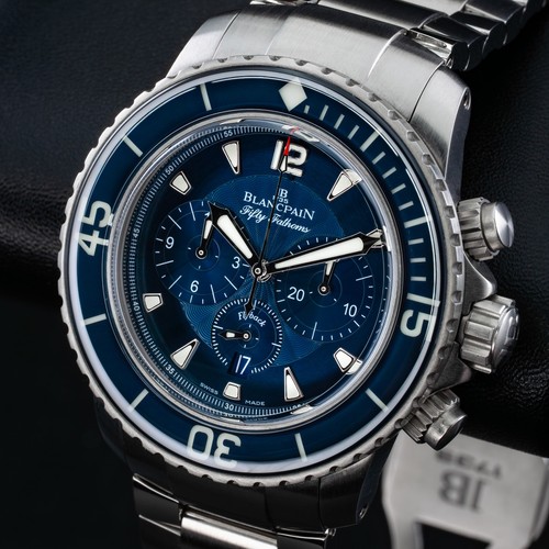Blancpain Fifty Fathoms Chronographe Flyback 45mm Blue Dial 5085FB-1140-71B 2024