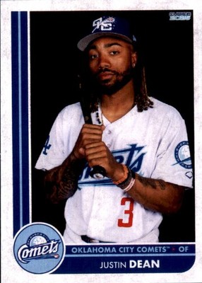 2025 Oklahoma City Comets Choice #10 Justin Dean Mauldin South Carolina SC Card