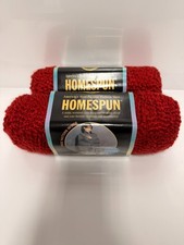 Lion Brand Yarn Homespun 6oz 185yds Chili red