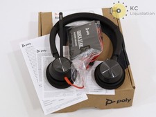 Poly Blackwire 3320 Wired USB Headset Black/Red 