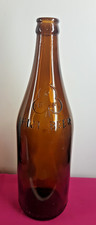 Vintage Amber glass Australian "FIJI BEER" C.B.F CARLTON UNITED Rare old bottle