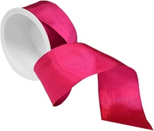 1-1/2-Inch by 4-Yard Spool French Wired Lyon Ribbon, Magenta